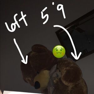 oversized teddy bear